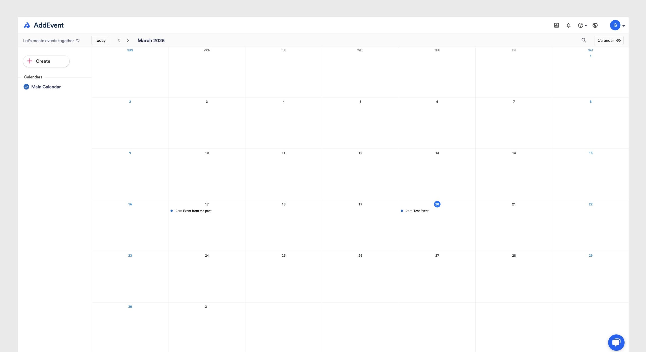 AddEvent Dashboard